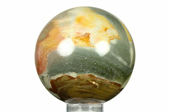 Polished Polychrome Jasper Sphere - Madagascar #283287